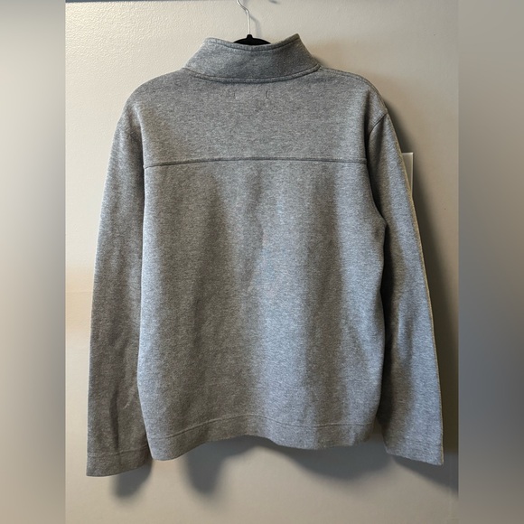 Banana Republic Gray Grey Quarter Zip Size Large - Picture 3 of 3